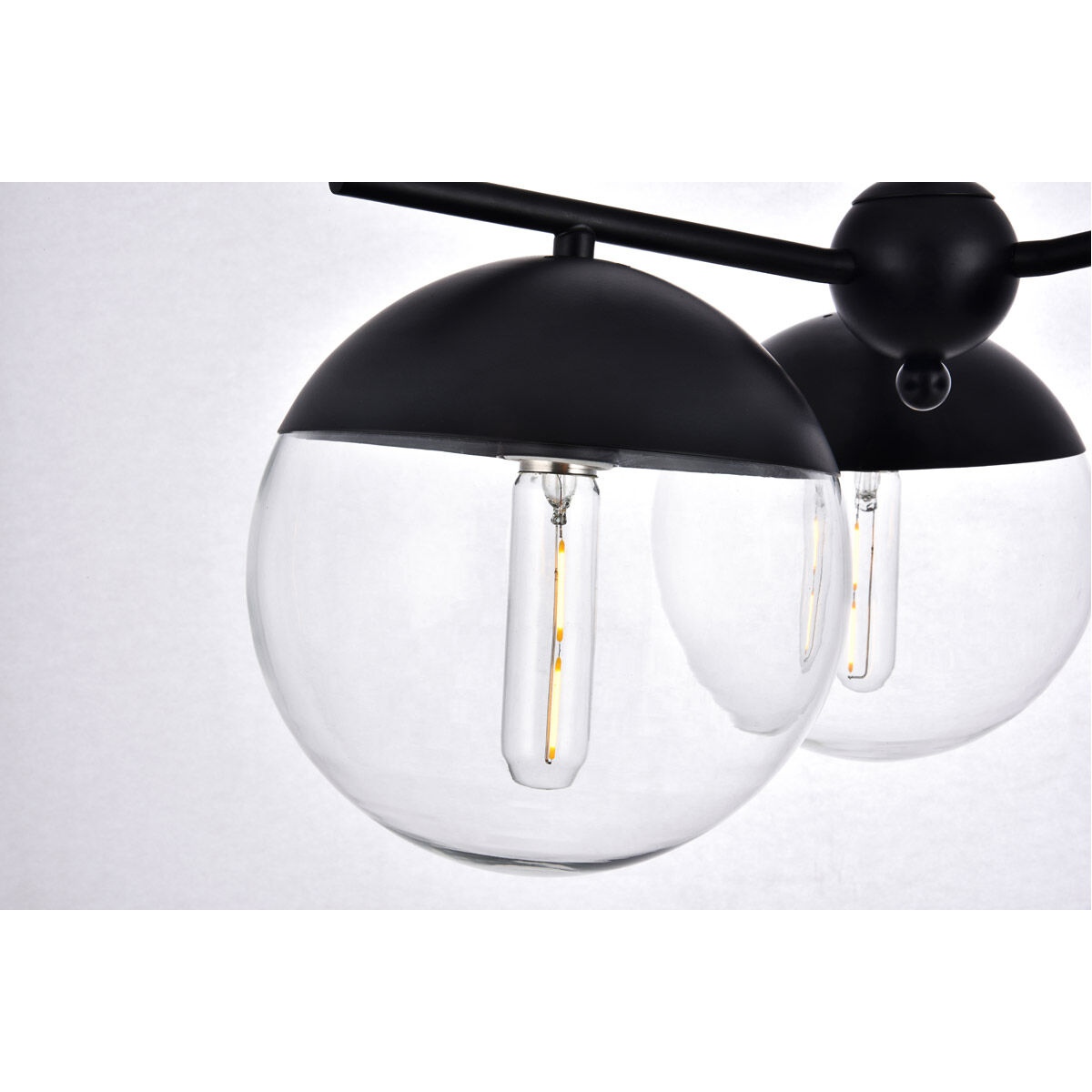 Eclipse 3 Light 21 inch Black Pendant Ceiling Light