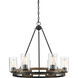 Lynwood 6 Light 28.5 inch Lodge Chandelier Ceiling Light, Lighting One