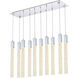 Weston 10 Light 42 inch Chrome Pendant Ceiling Light