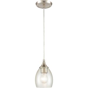 Miranda 1 Light 5 inch Satin Nickel Mini Pendant Ceiling Light