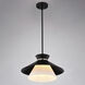Loomis 1 Light 15.25 inch Matte Black Pendant Ceiling Light