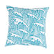 Mobjack Bay 18 X 18 inch Blue and Pink Outdoor Throw Pillow