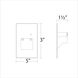 Tyler 120 3.8 watt White Step and Wall Lighting in Amber, WAC Lighting