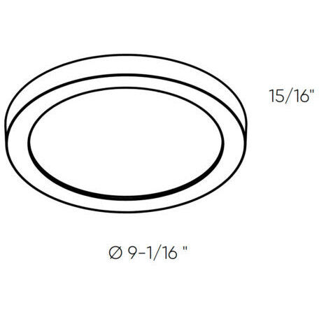 Prime 1 Light 9 inch White Flushmount Ceiling Light