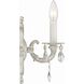 Paris Market 1 Light 6.25 inch Antique White Sconce Wall Light in Clear Hand Cut