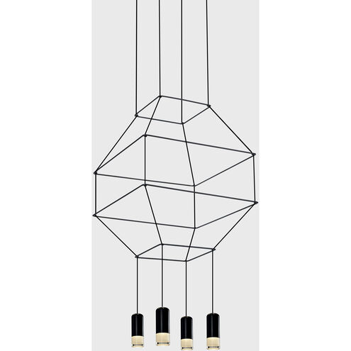 Expression 17.75 inch Black Pendant Ceiling Light