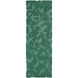 Stencil 96 X 30 inch Emerald Handmade Rug