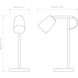 Carlton 17.72 inch Matte White Interior Table Light Portable Light