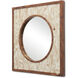 Serra 20 X 20 inch Beige/Natural/Mirror Mirror, Small