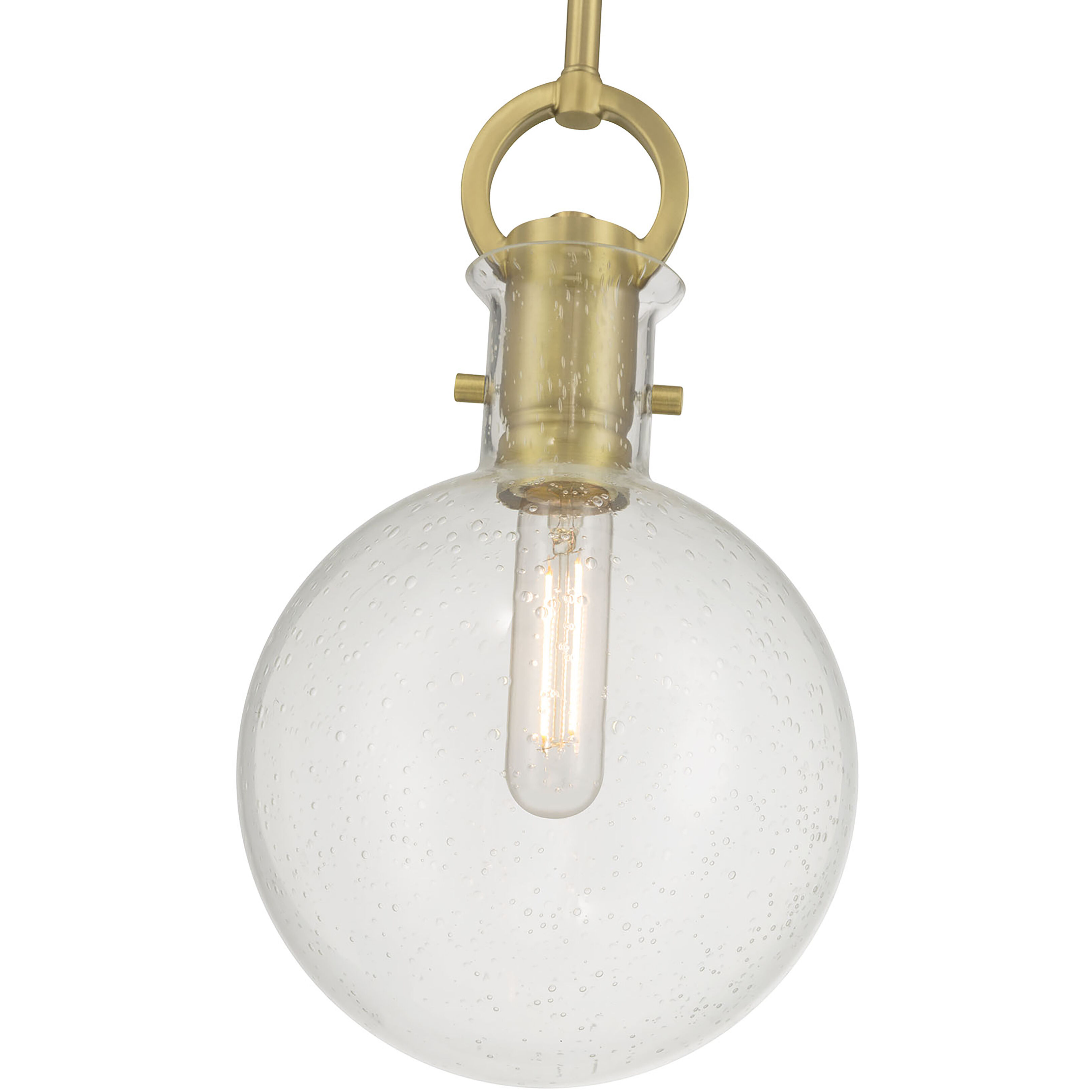 Glanora 1 Light 8 inch Vintage Brass Mini Pendant Ceiling Light