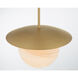 Olenne 1 Light 14 inch Legacy Brass Pendant Ceiling Light