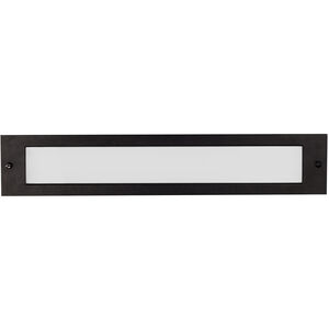 Bristol LED 3.63 inch Black with Gray Exterior Wall/Step Light