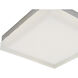 IceCube LED 9 inch Brushed Nickel Flush Mount Ceiling Light