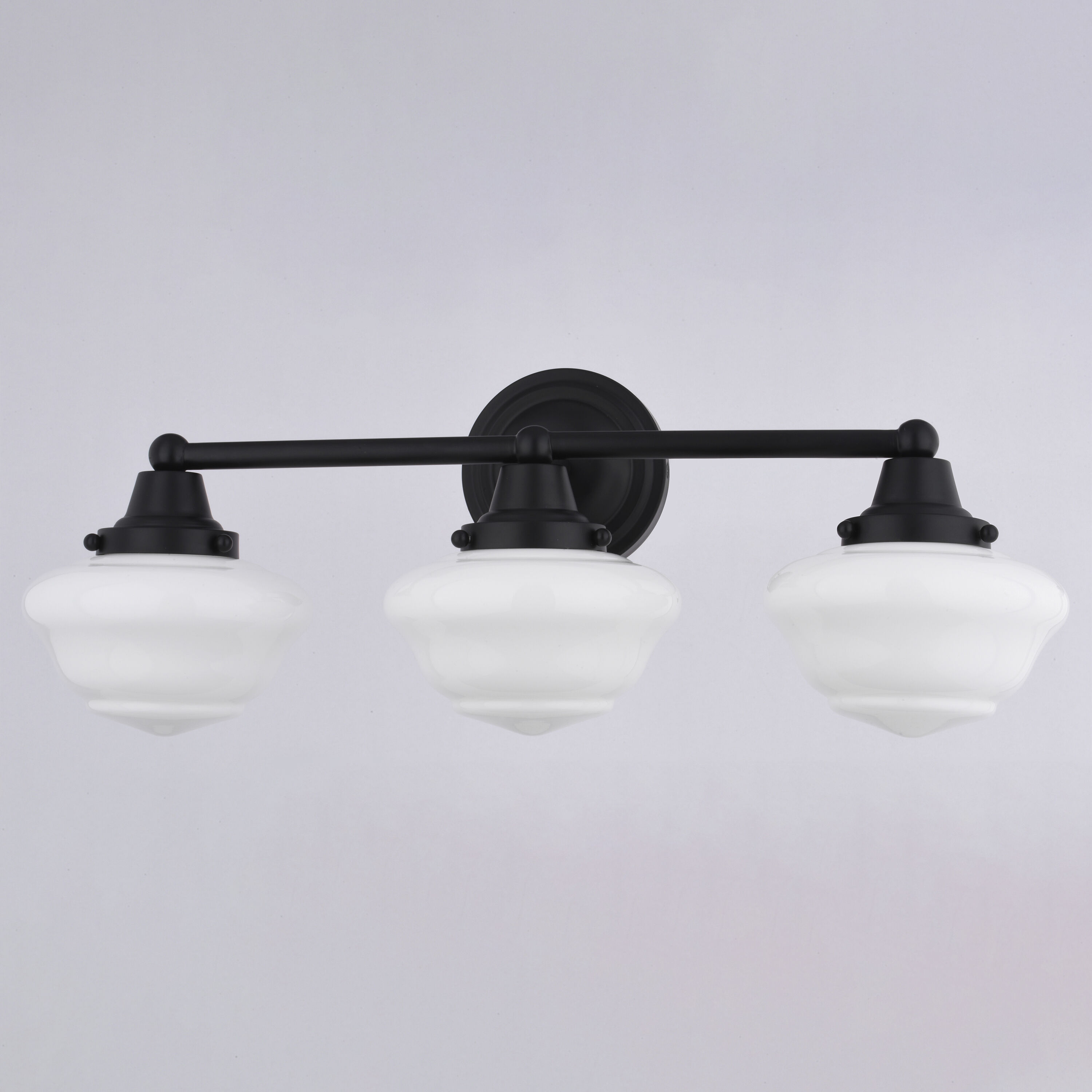 Eastgate 3 Light 23 inch Matte Black Bathroom Light Wall Light