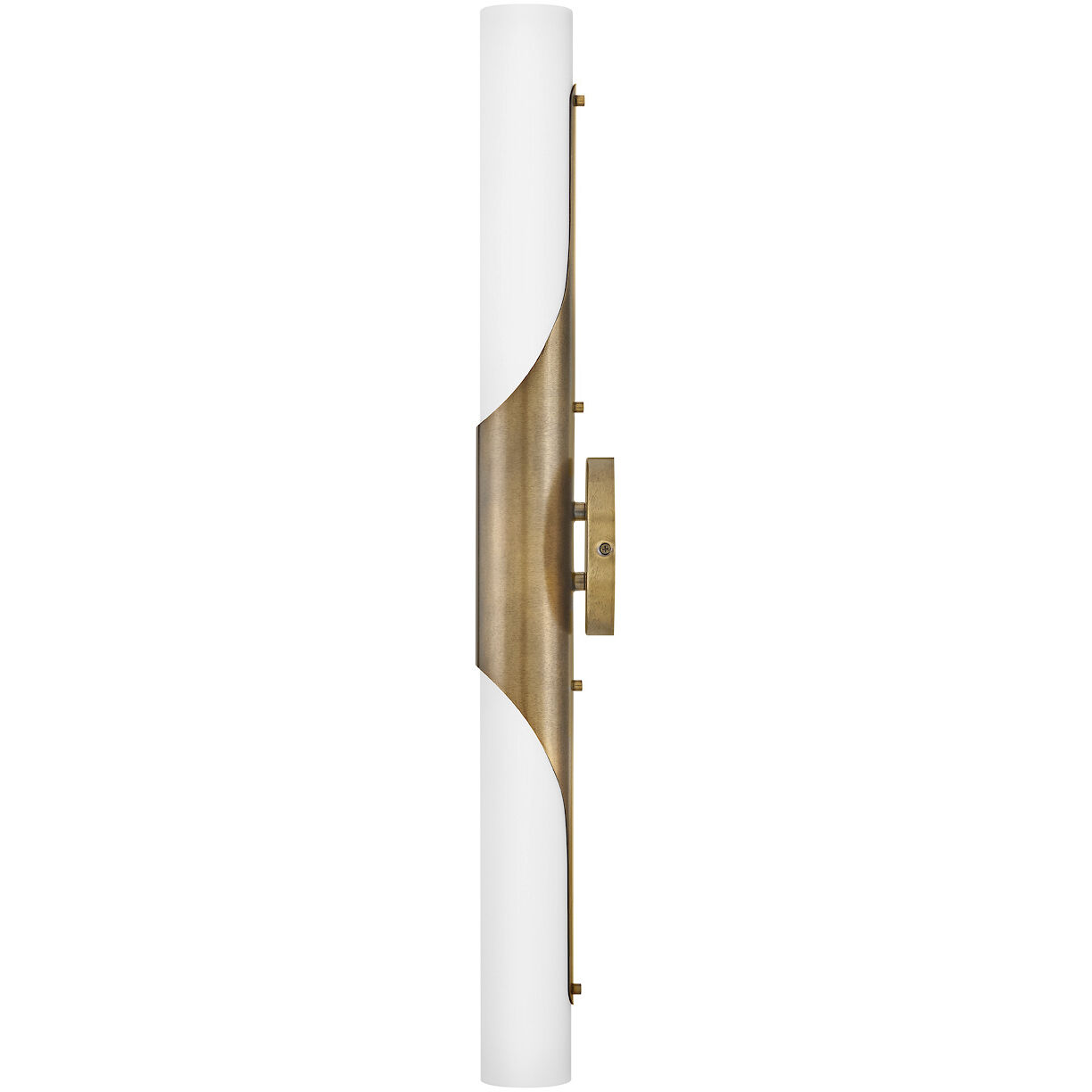 Grace LED 5 inch Textured Heritage Brass Bath Light Wall Light