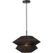 Gardner 17.5 inch Black Pendant Ceiling Light