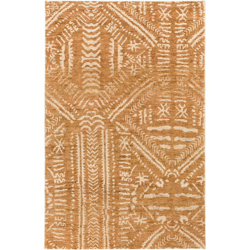 Mandela 36 X 24 inch Brown and Neutral Area Rug, Jute