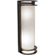 Nevis 2 Light 16.75 inch Bronze Outdoor Wall Sconce
