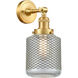 Franklin Restoration Stanton LED 6 inch Satin Gold Sconce Wall Light, Franklin Restoration