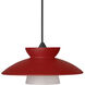 Trilo 7 LED Black Cord Pendant Ceiling Light