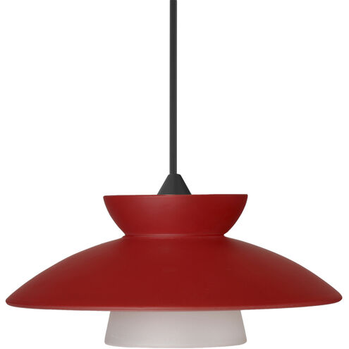 Trilo 7 LED Black Cord Pendant Ceiling Light