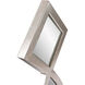 Windowpane 38 X 10 inch Champagne Silver Wall Mirror