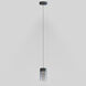 Highball LED 4 inch Gunmetal Mini Pendant Ceiling Light in Graduating Smoke