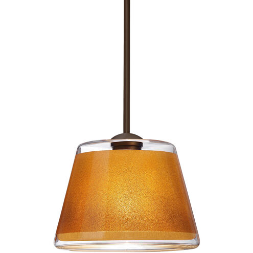 Pica 9 LED Bronze Stem Pendant Ceiling Light