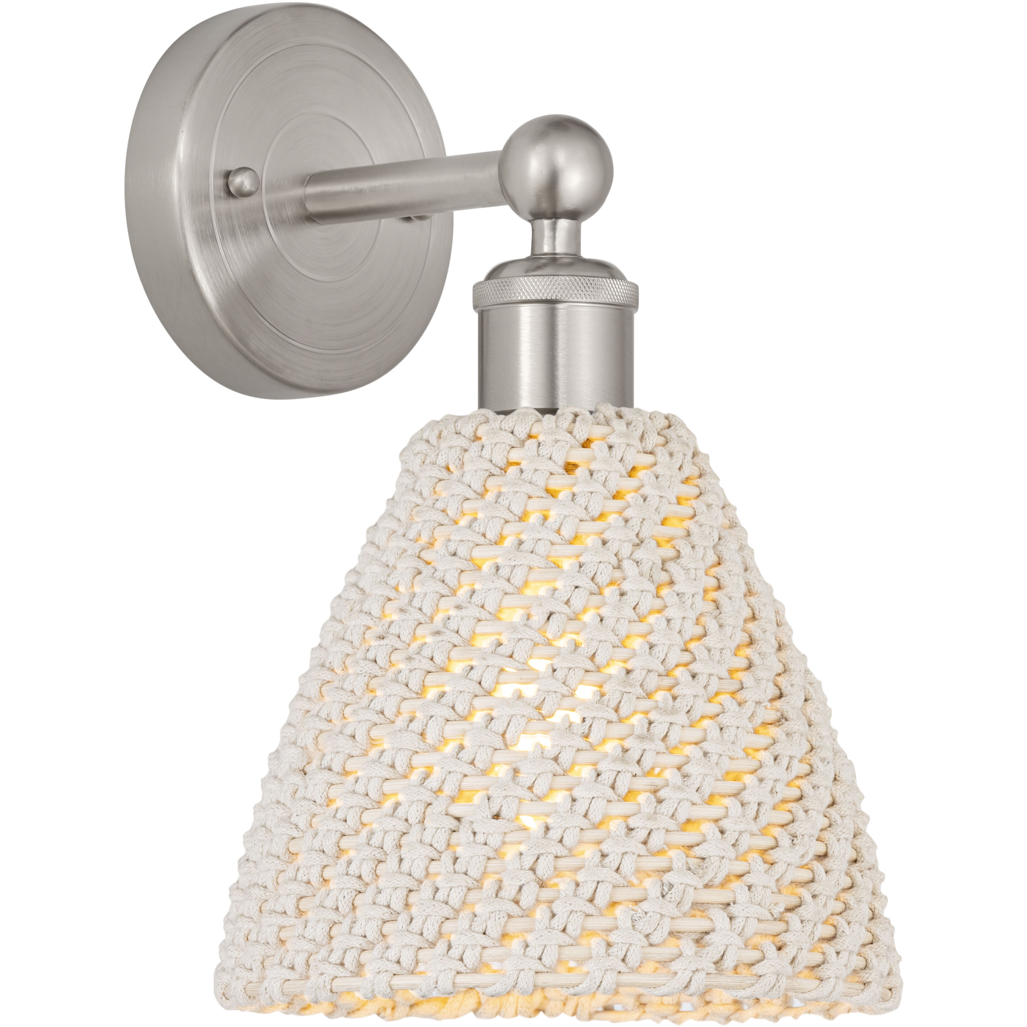 Edison Bristol Natural 1 Light 7.50 inch Wall Sconce