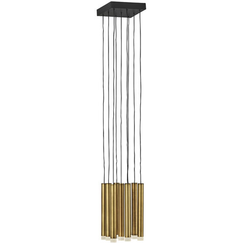 Harmony LED 8 inch Heritage Brass Pendant Ceiling Light