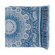 Indira 70 X 50 inch Denim/Medium Gray/Dark Blue Throws, Rectangle