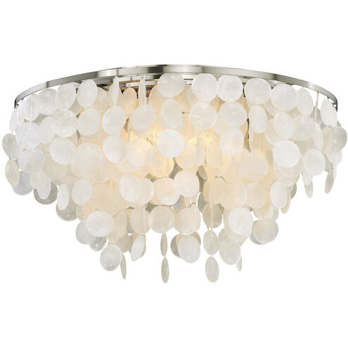 Elsa LED 24 inch Satin Nickel Flush Mount Ceiling Light