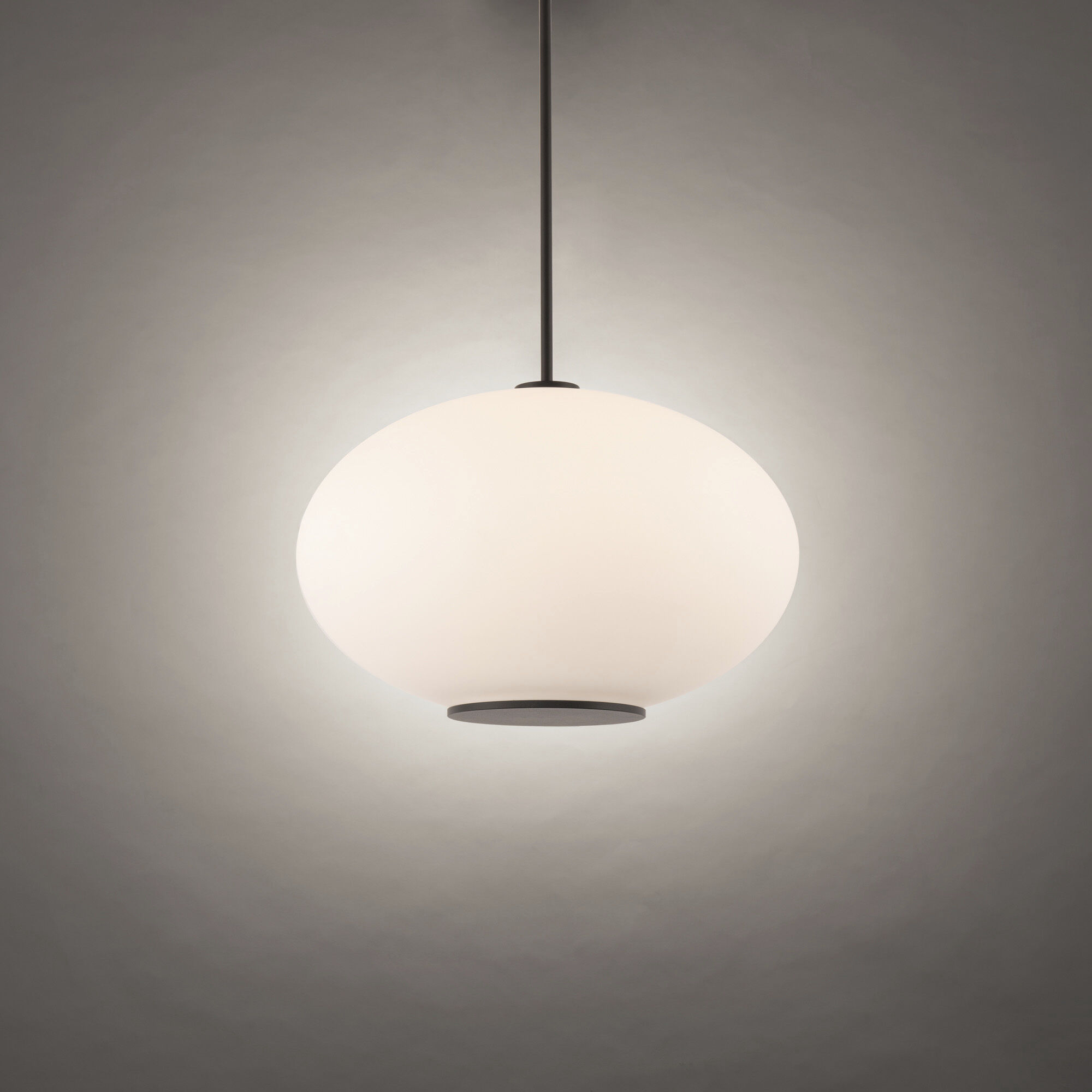 Illusion 1 Light 16 inch Black Pendant Ceiling Light in 2700K