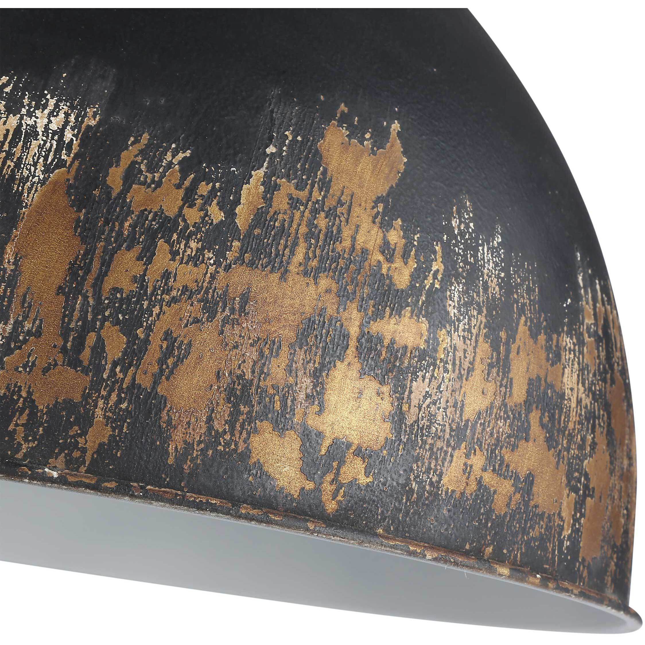 Alison Pendant Ceiling Light in Weathered Black Iron
