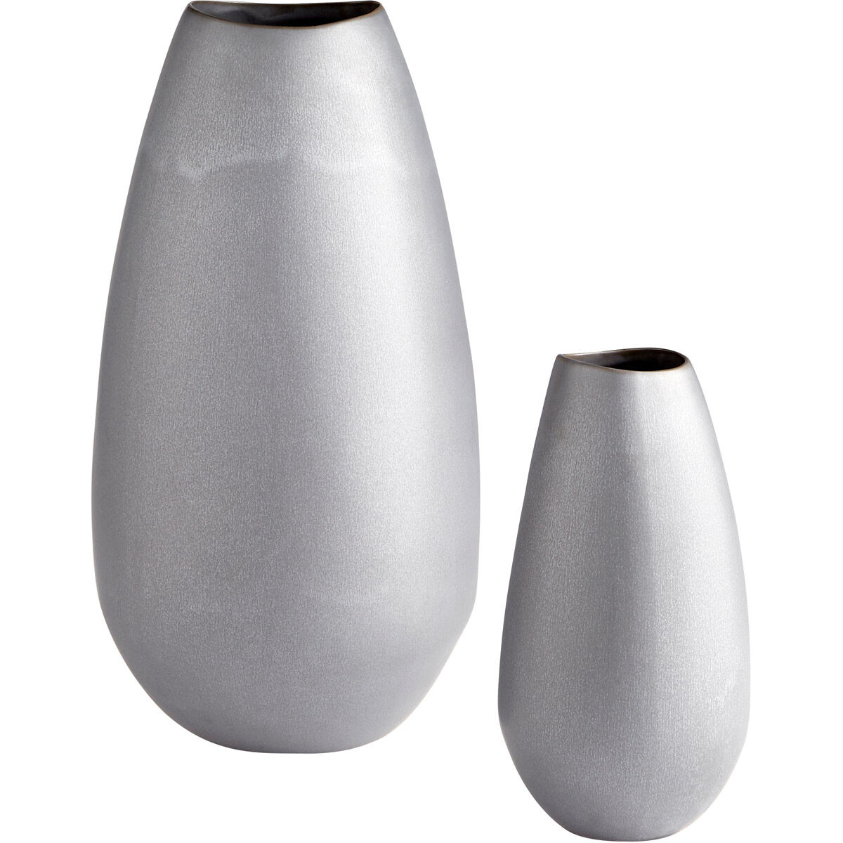 Sharp Slate 12 X 7 inch Vase, Small