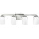 Kyra 4 Light 30 inch Brushed Nickel Vanity Light Wall Light