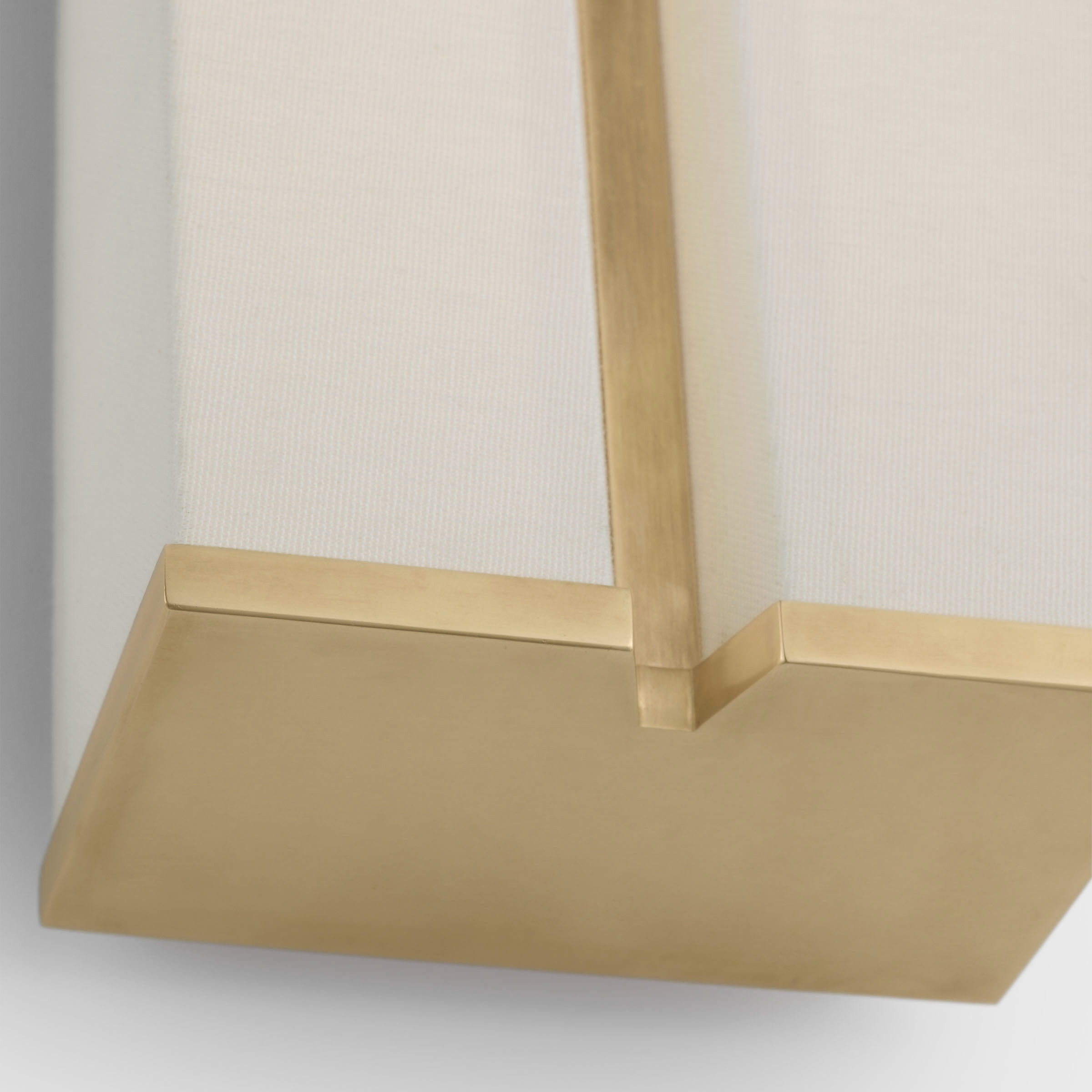 Paloma Contreras Vernet LED 5.5 inch Hand-Rubbed Antique Brass and Linen Sconce Wall Light