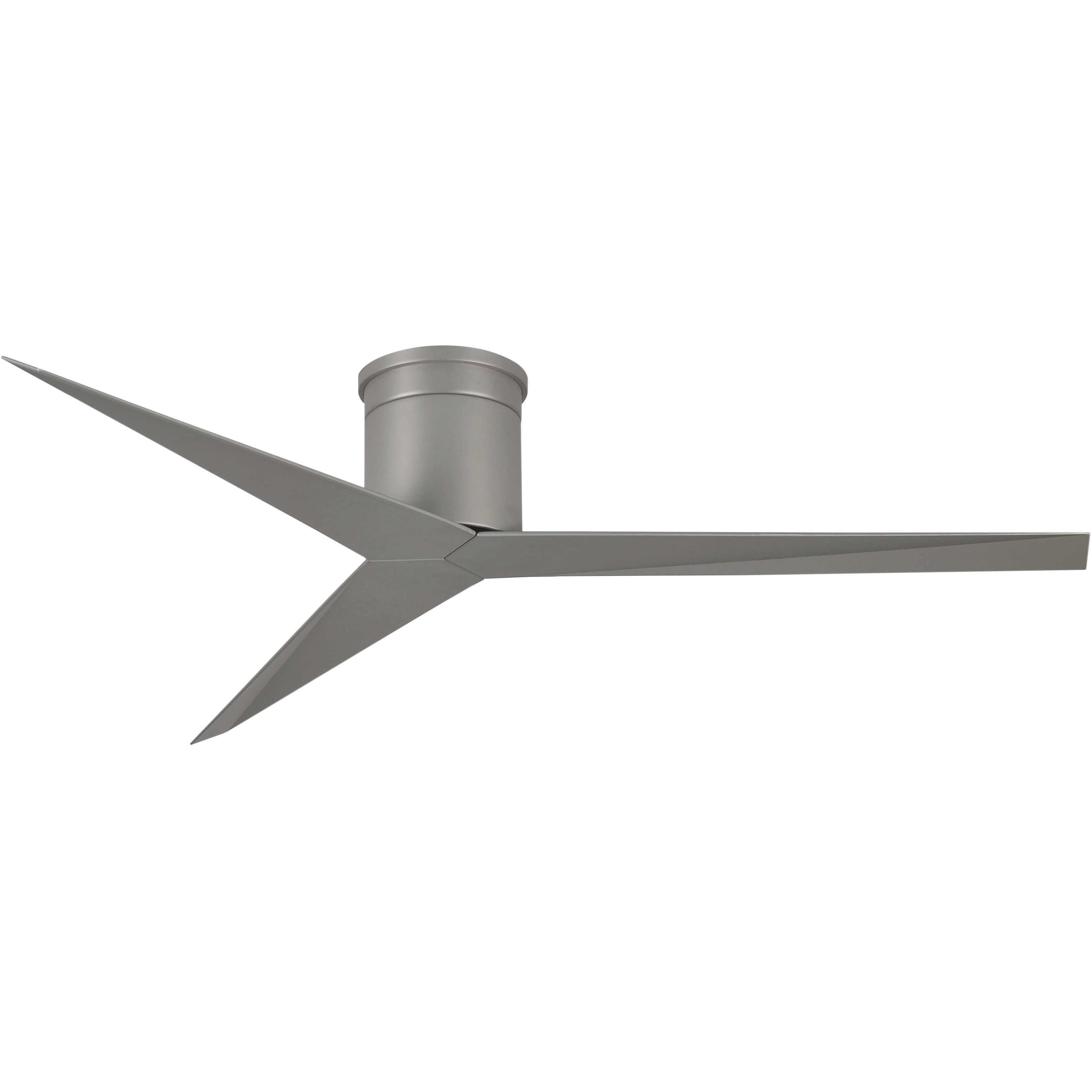 Atlas Eliza-H 56 inch Brushed Nickel Flush Mount Ceiling Fan, Atlas
