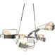 Graffiti 5 Light 50.1 inch Sterling Pendant Ceiling Light