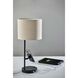 Wyatt 22 inch 60.00 watt Black Supercharger Desk Lamp Portable Light
