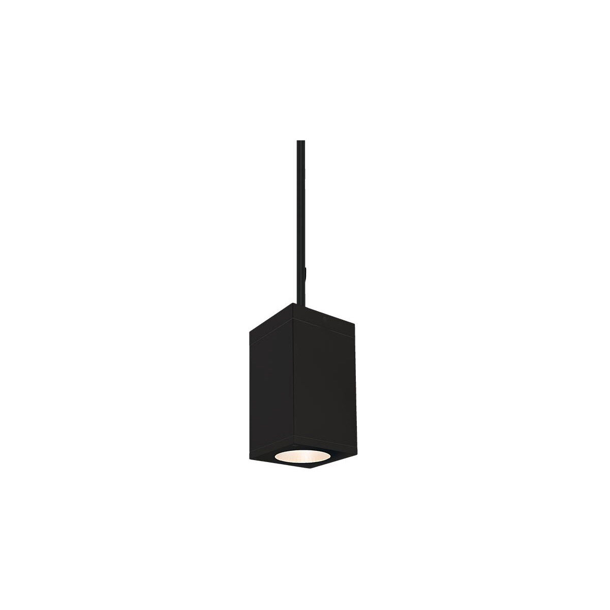 Cube Arch LED 5 inch Black Outdoor Pendant in Spot, 90, 3000K