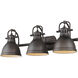 Yep Duncan Vanity Wall Light in Rubbed Bronze