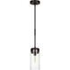 C&M by Chapman & Myers Garrett 1 Light 5.5 inch Aged Iron Pendant Ceiling Light