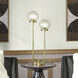 Eloise 36 inch 25 watt Polished Brass Table Lamp Portable Light