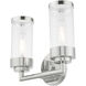 Hillcrest 2 Light 13 inch Polished Chrome Bath Vanity Wall Light