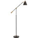Thomas O'Brien Goodman 44.75 inch 12.00 watt Bronze and Brass Floor Lamp Portable Light in Bronze and Hand-Rubbed Antique Brass