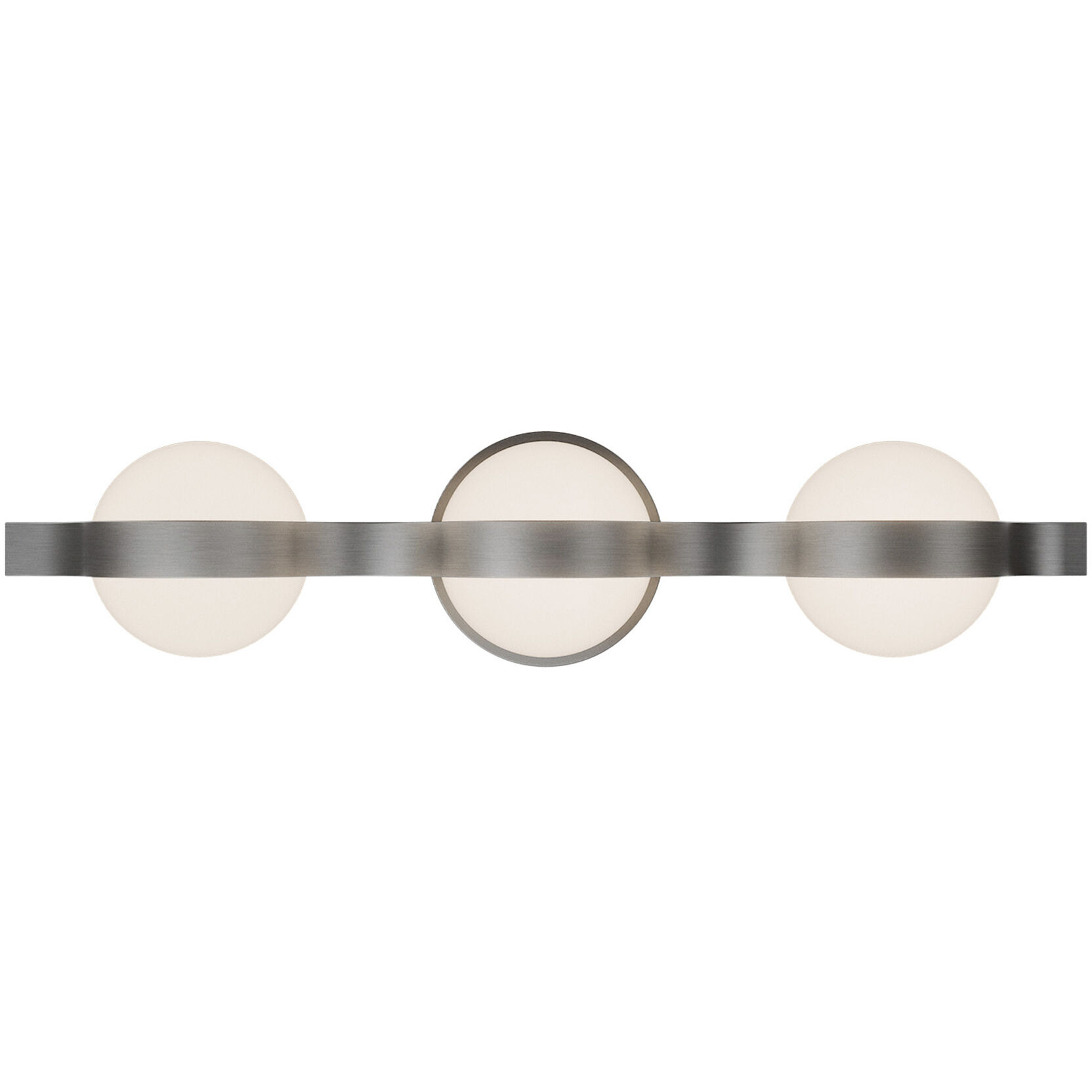 Ellaria LED 25 inch Brushed Nickel Bath Vanity & Wall Light, dweLED