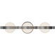 Ellaria LED 25 inch Brushed Nickel Bath Vanity & Wall Light, dweLED
