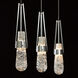 Link 1 Light 2.9 inch Sterling Mini Pendant Ceiling Light in Clear with White Threading
