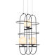 Artisan Collection/
LYRA Series 16 inch Black Chandelier Ceiling Light